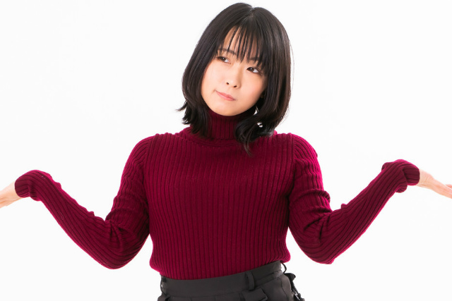 あきれている女性の画像